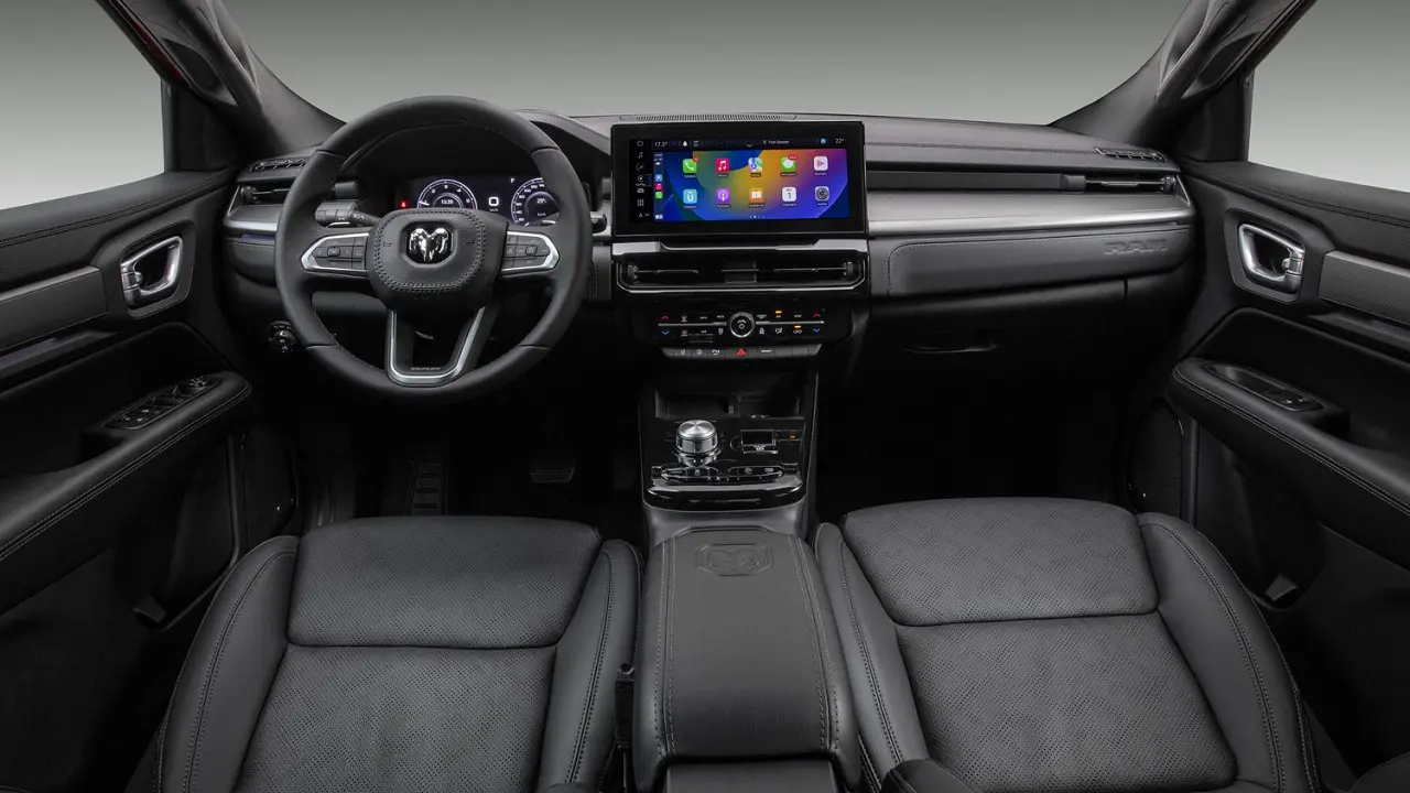 La Rampage tiene un interior con la misma tecnología en todas las versiones.