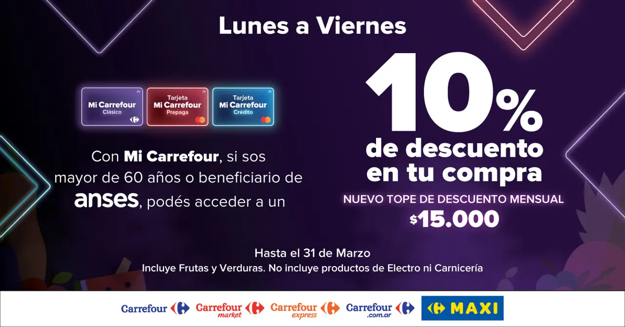 El programa Mi Carrefour cuenta con una gran cantidad de beneficios