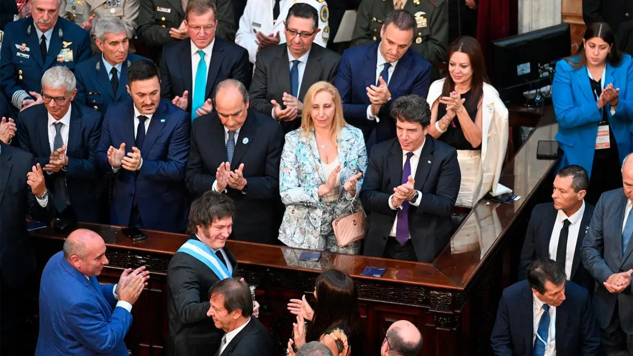 Durante su discurso, Javier Milei criticó a 