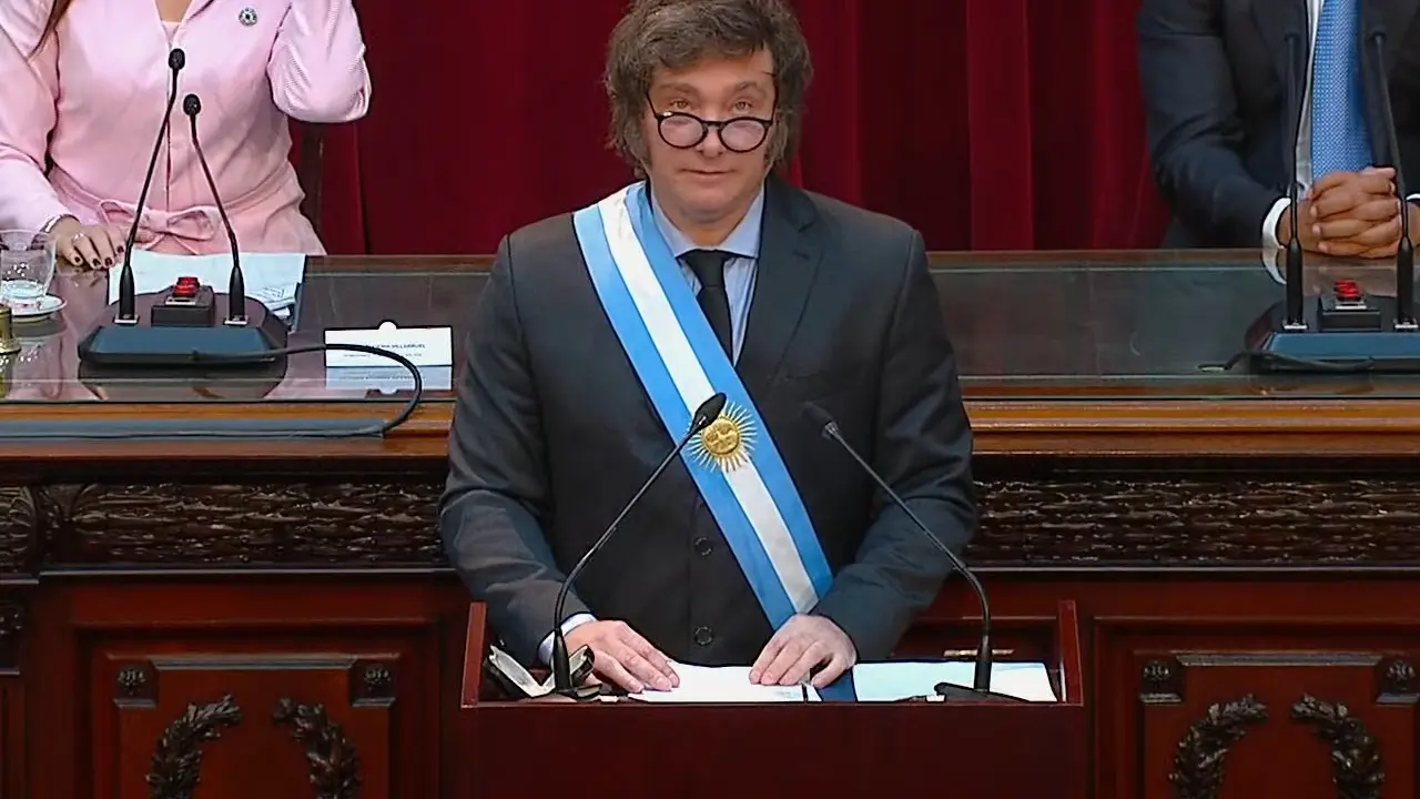 Milei criticó algunos dirigentes políticos en su discurso, entre ellos Grabois.