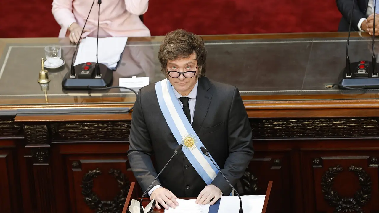 El discurso de Milei en algunos momentos llegó al récord histórico de 51 puntos de rating 