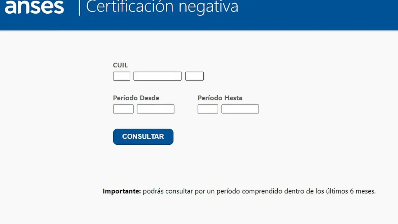 La certificación negativa te permite ver si no sos beneficiario de otra prestación
