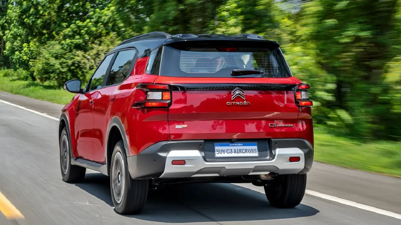 El baúl de C3 Aircross es de 489 litros.