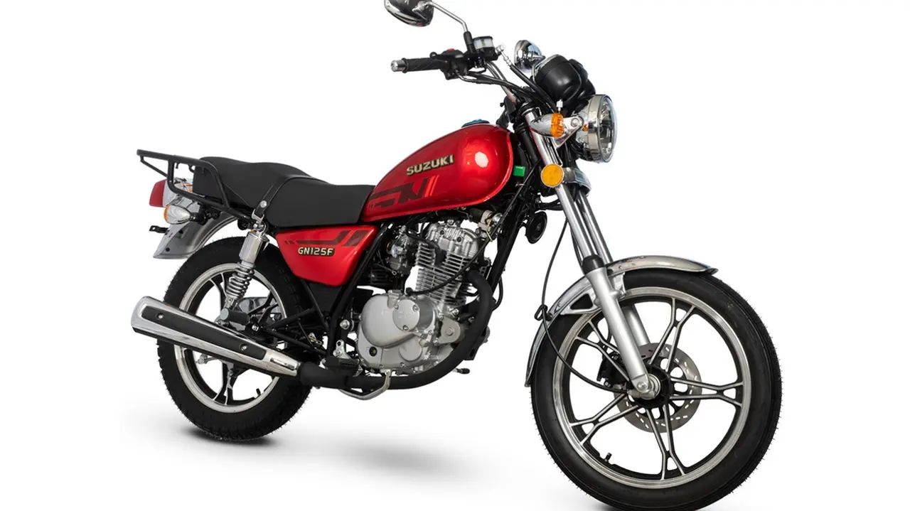 Suzuki GN 125, una moto con estilo clásico.