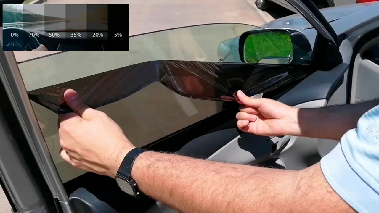 Existen diferentes tonalidades para polarizar los cristales del auto.