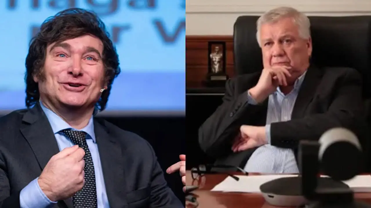 Milei le dijo "salame" al rector de la UBA y este salió a responderle: "Hay que ver si soy picado fino o grueso"