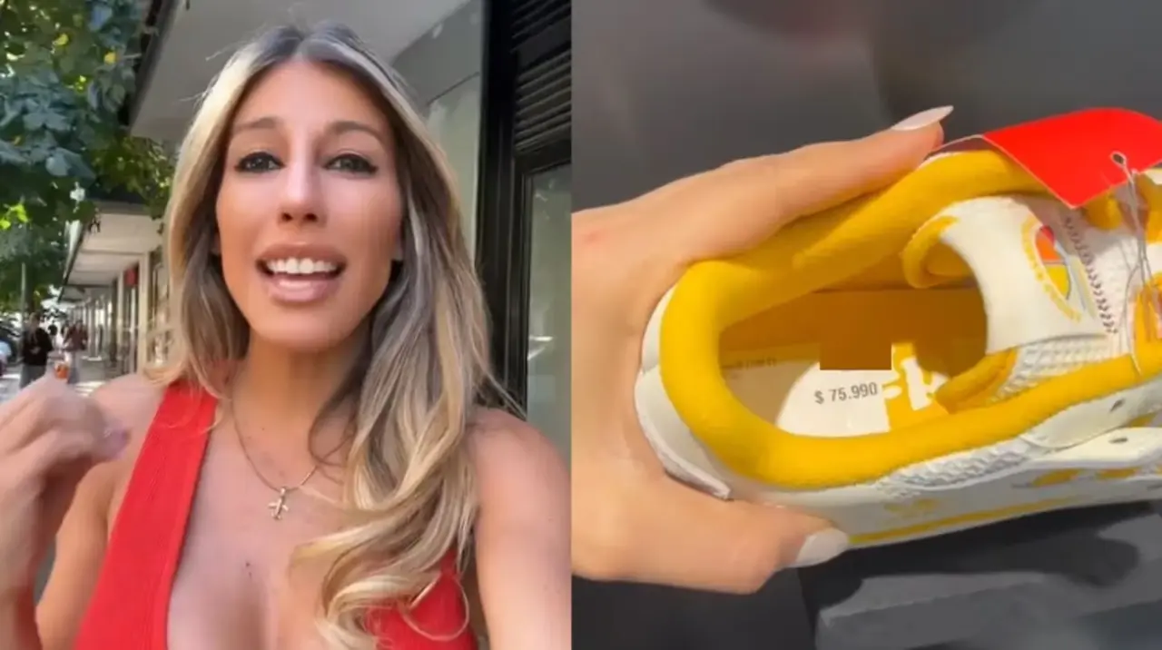 VIDEO | Comparó los precios de las zapatillas entre Argentina y Chile y quedó impresionada por la abismal diferencia