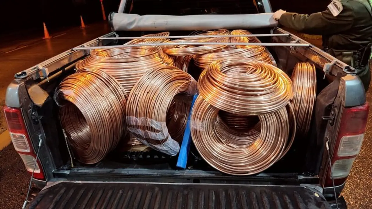 El contrabando de cobre mueve cifras millonarias.