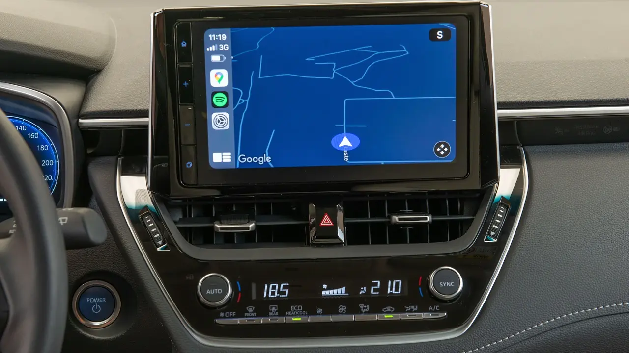 El interior del Corolla Cross se ha renovado.