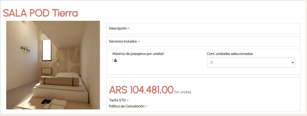 El hotel cápsula de Ezeiza se puede reservar en pesos: las 12 horas en una habitación, cuesta $104.481