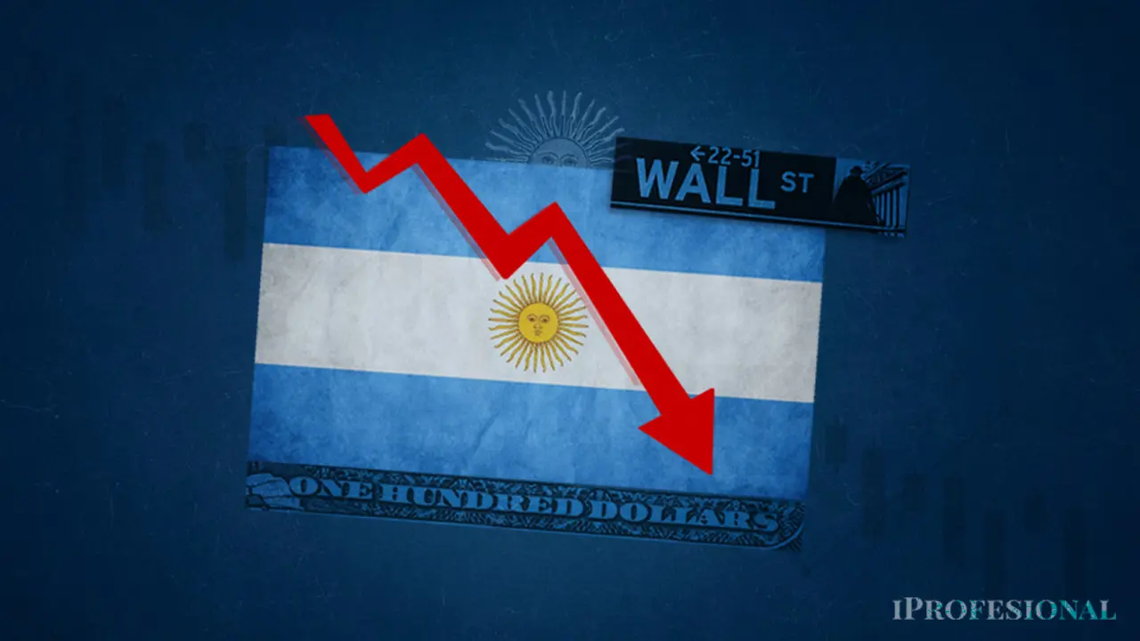 Las acciones argentinas que cotizan tanto en Buenos Aires como en Nueva York cayeron en junio hasta 22% en dólares.