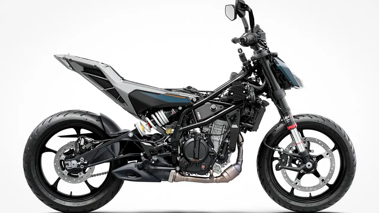 El diseño de la nueva Duke 250 