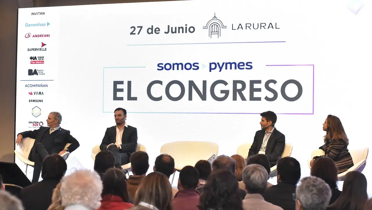 Martín Redrado, Carlos Pagni, Claudio Zuchovicki, Sofía Contreras y Damián Di Pace.