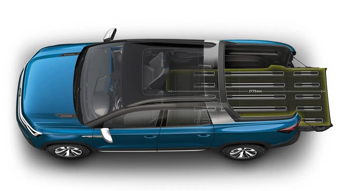 La nueva camioneta tendrá espacio de carga y algunas versiones más equipadas.
