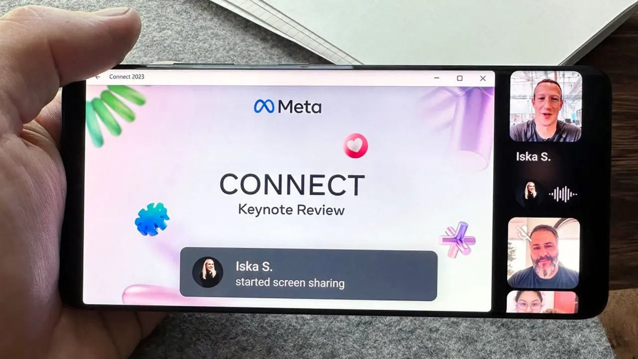 Compartir pantalla en una videollamada de WhatsApp es útil en ambientes laborales.