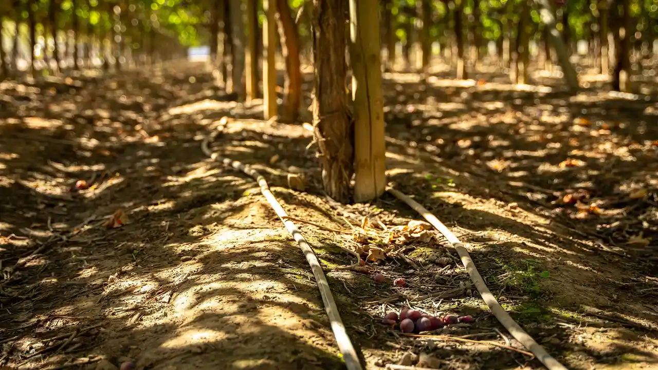 Sistema de riego por goteo de Kilimo en Chile