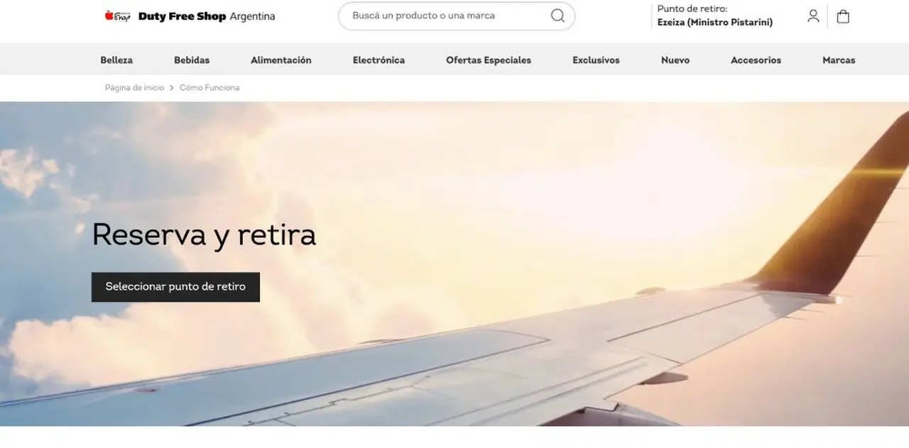 Aquellos con vuelos internacionales pueden reservar los productos del Duty Free y retirarlos en día del viaje