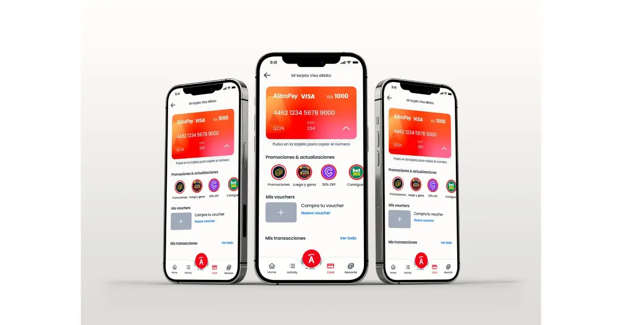 Con AstroPay se pueden tener tarjetas físicas o virtuales