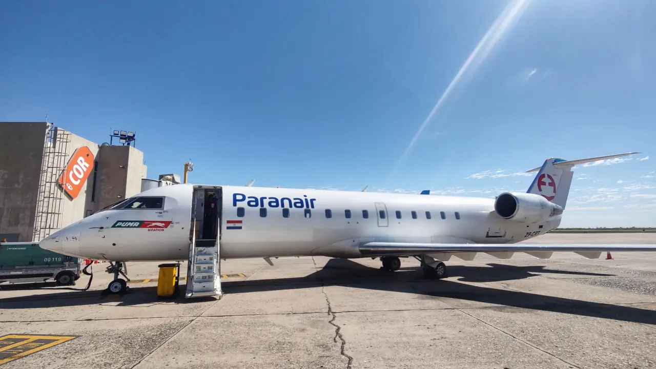 La paraguaya Paranair ya ofrece vuelos entre Córdoba y Asunción.