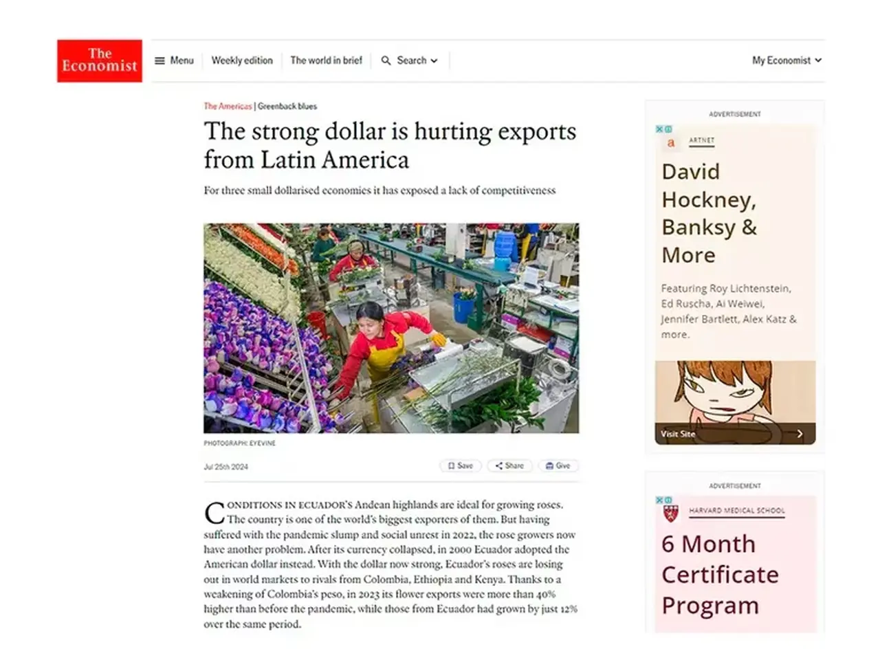 El artículo de The Economist advirtió a Javier Milei sobre los riesgos de la dolarización