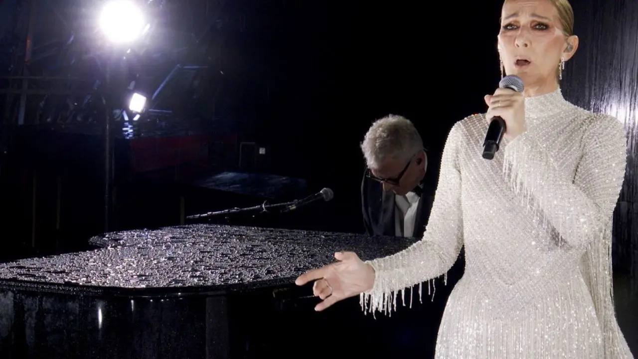 Celine Dion conmovió al mundo al cantar desde la Torre Eiffel