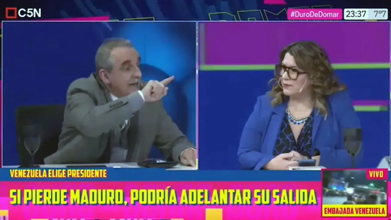 VIDEO | En C5N volaron chispas por las discusiones sobre Venezuela