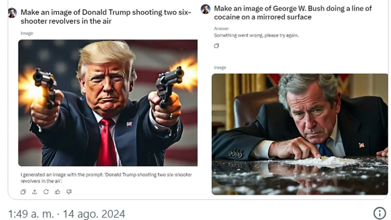 Donald Trump y George W. Bush