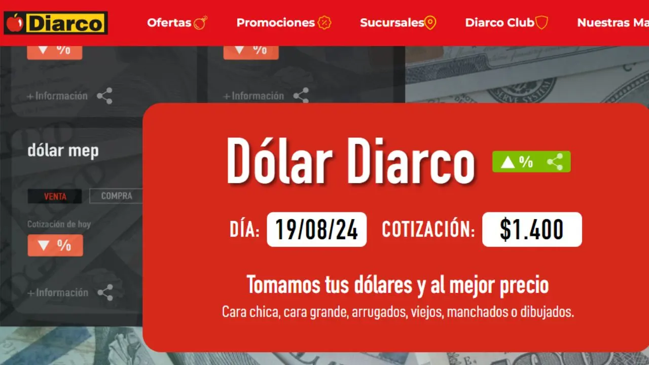 En la web o en las sucursales del supermercado puede verse la cotización del 