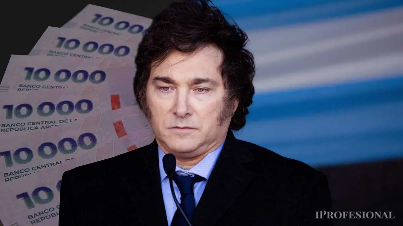 Javier Milei, pesos argentinos