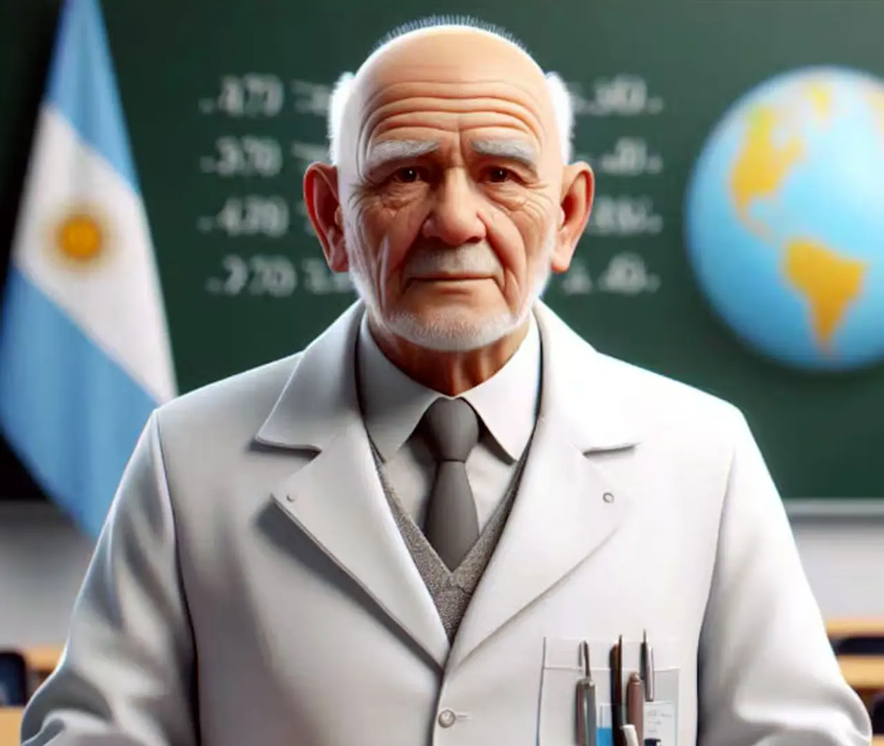 La versión docente de Domingo Faustino Sarmiento, según Copilot.