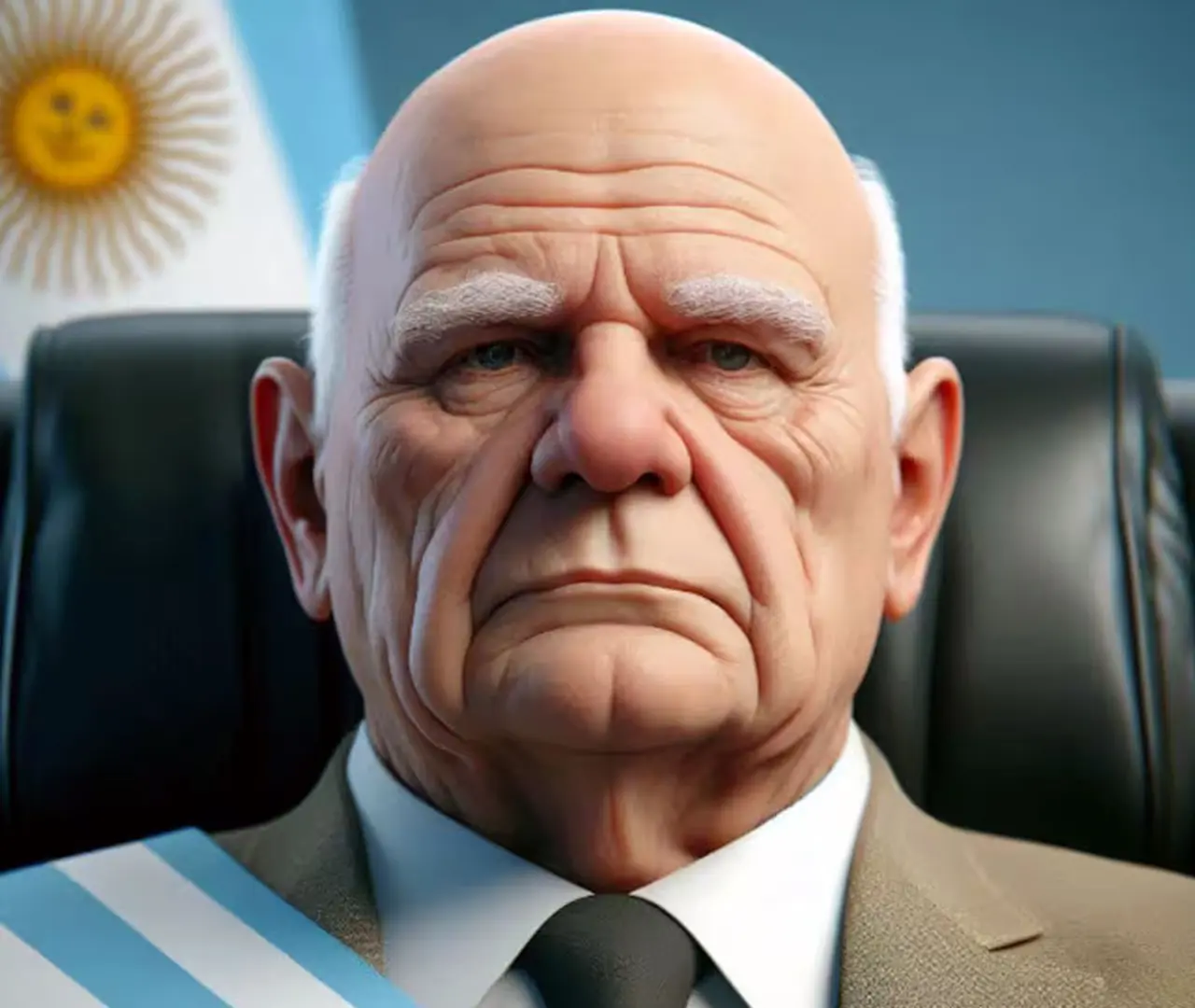 La versión presidencial de Domingo Faustino Sarmiento, según Copilot.
