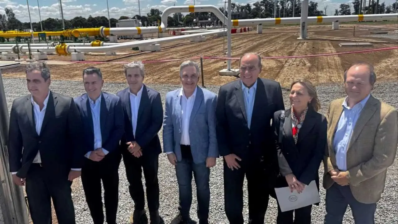 El Gobierno inauguró la reversión del Gasoducto Norte