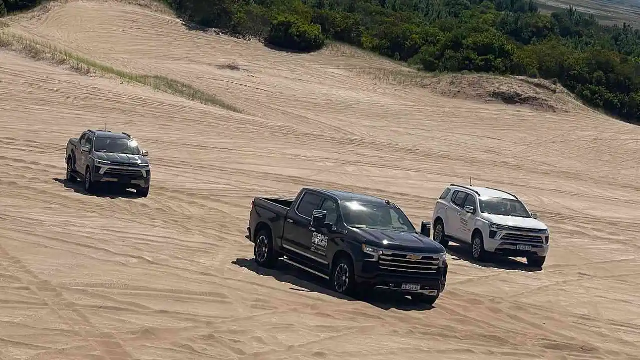 Silverado, S10 y Trailblazer se pueden elegir para la travesía.
