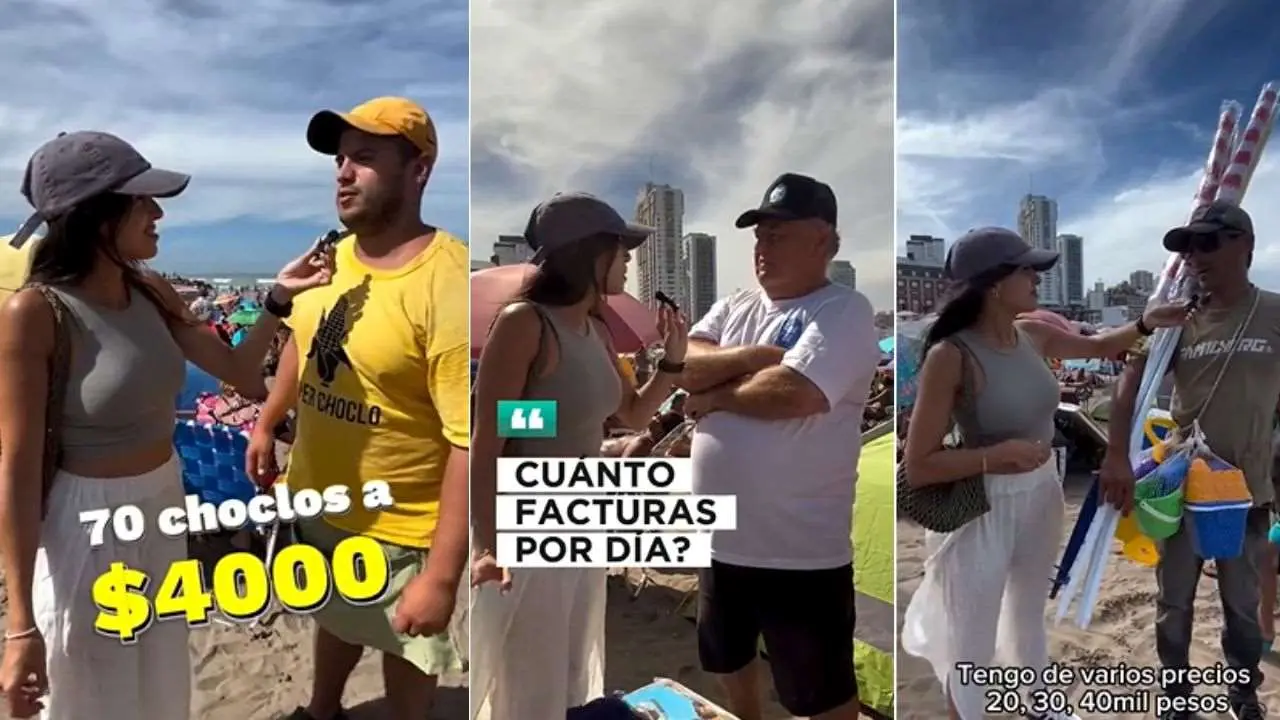 Cuánto ganan por día los vendedores en Mar del plata