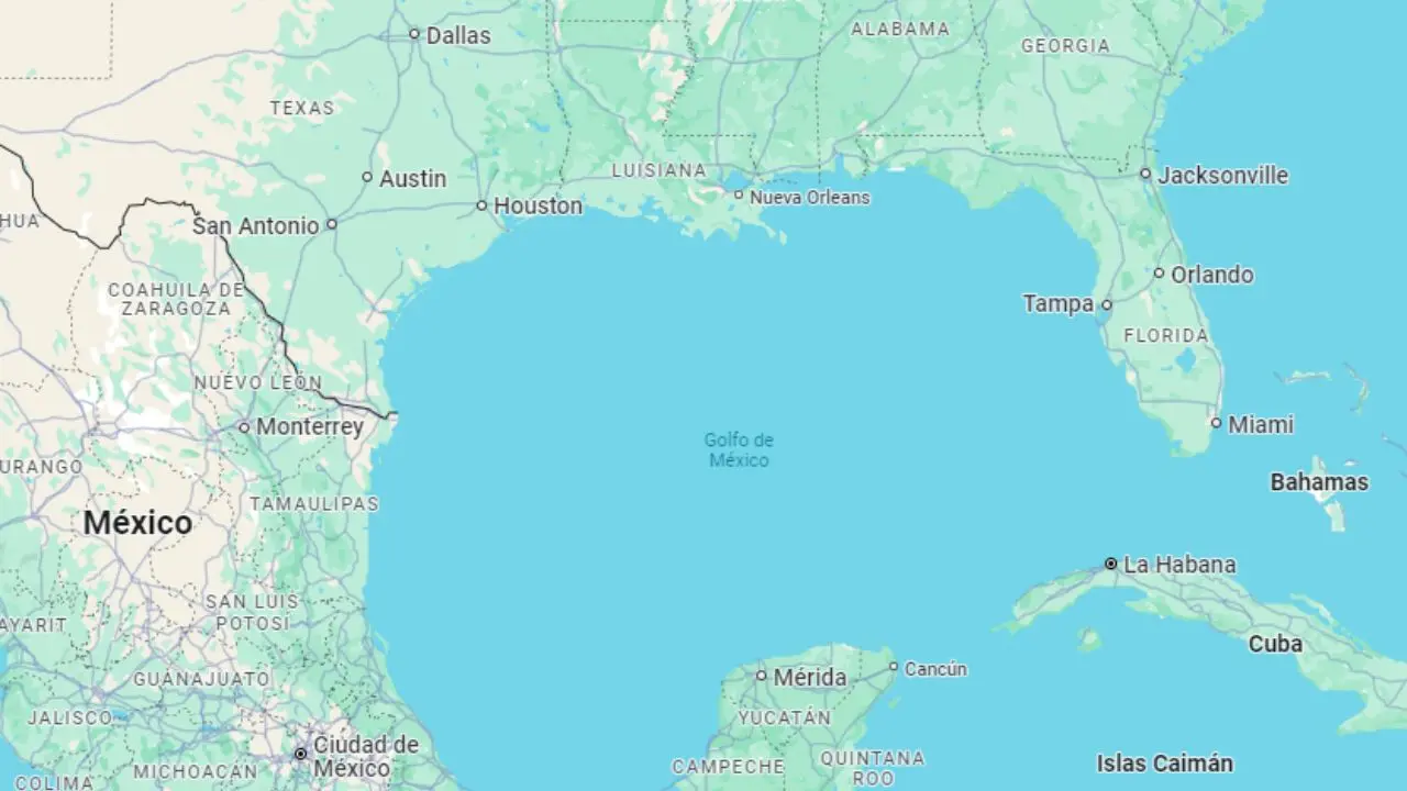 Google Maps le cambia el nombre al Golfo de México