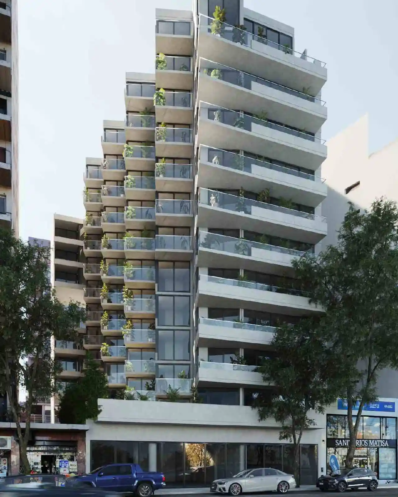 El nuevo proyecto viene a completar el paisaje de torres de alta gama de Las Cañitas
