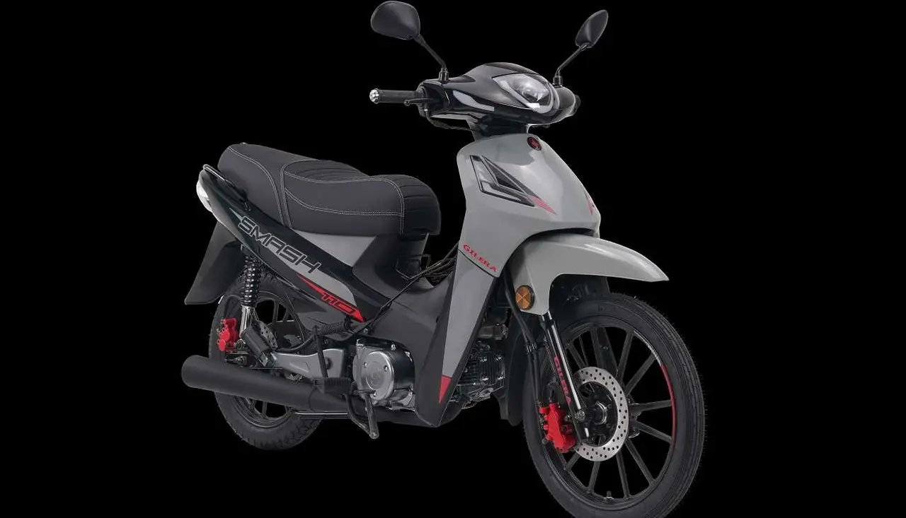 La Gilera Smash se puede financiar en cuotas sin interés.