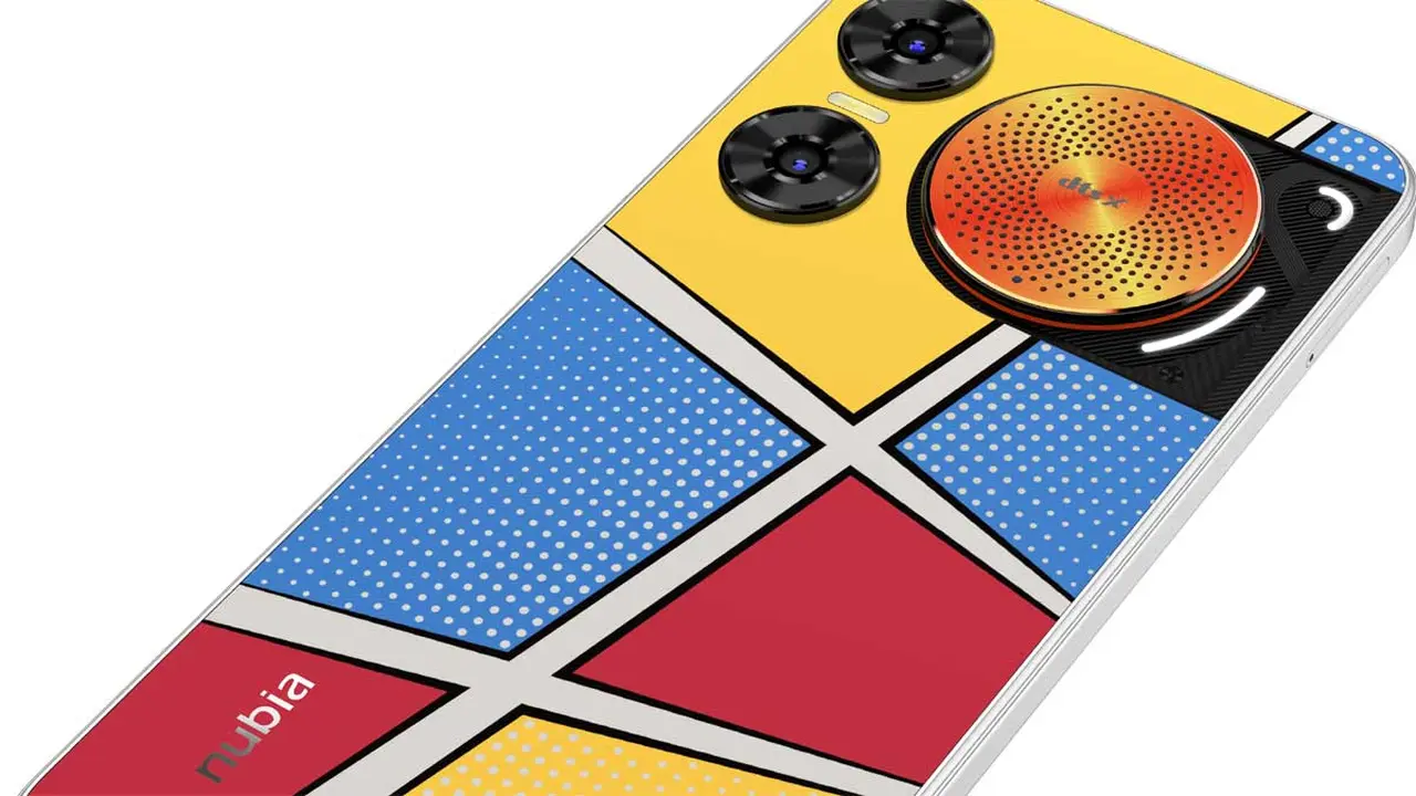 El celular Music 2 de Nubia incluye un potente sistema de parlantes.