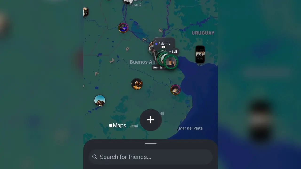 Así se ve el Mapa de Amigos en Instagram