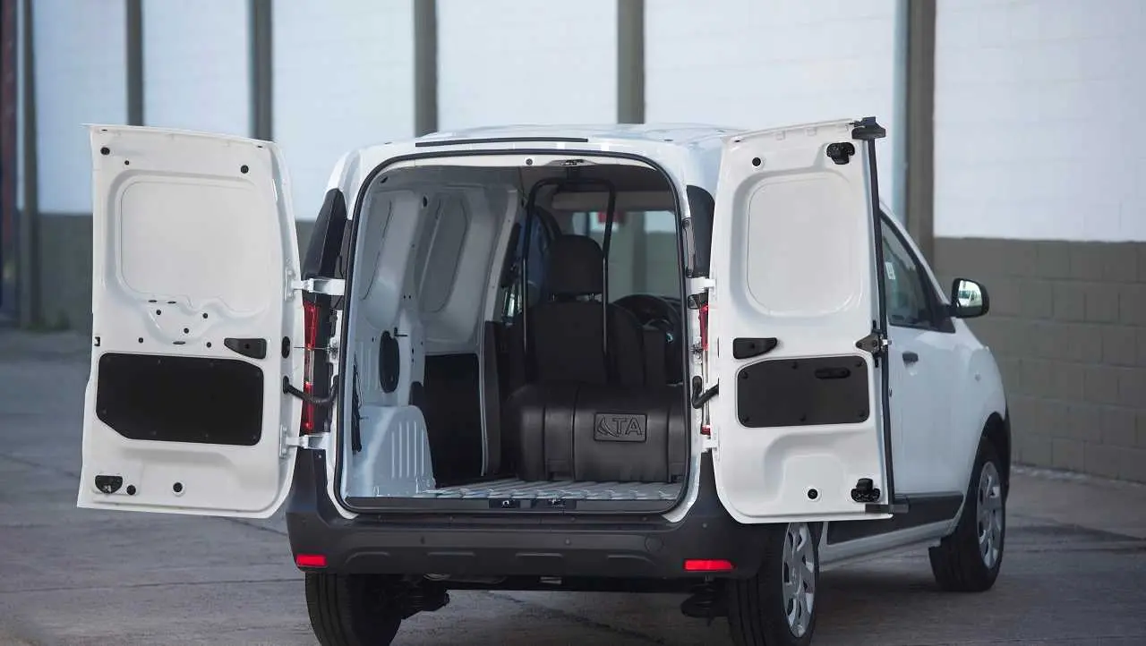 El Kangoo convertido a GNC.