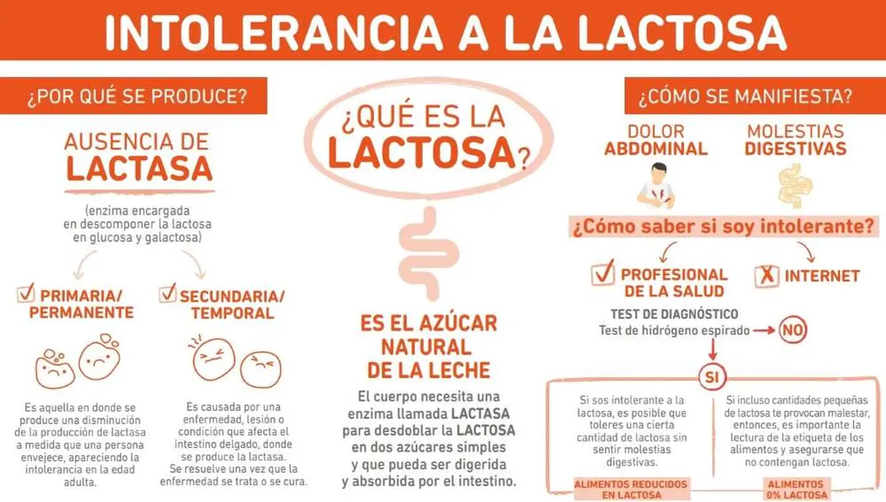 La intolerancia a la lactosa