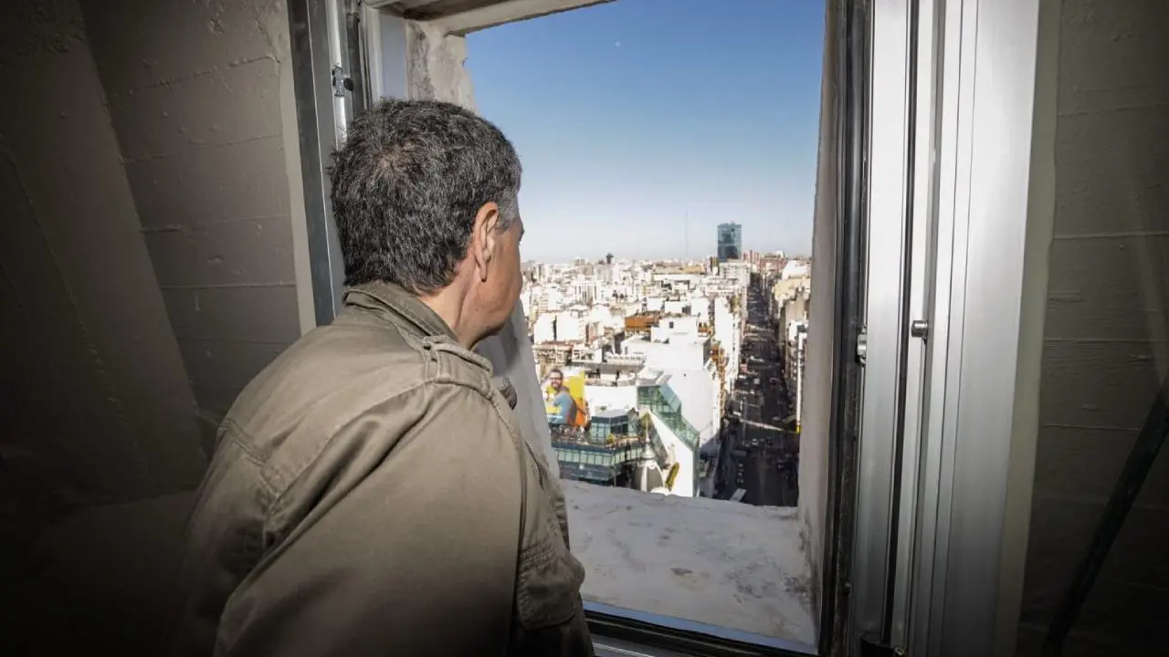 La vista desde la cima del Obelisco