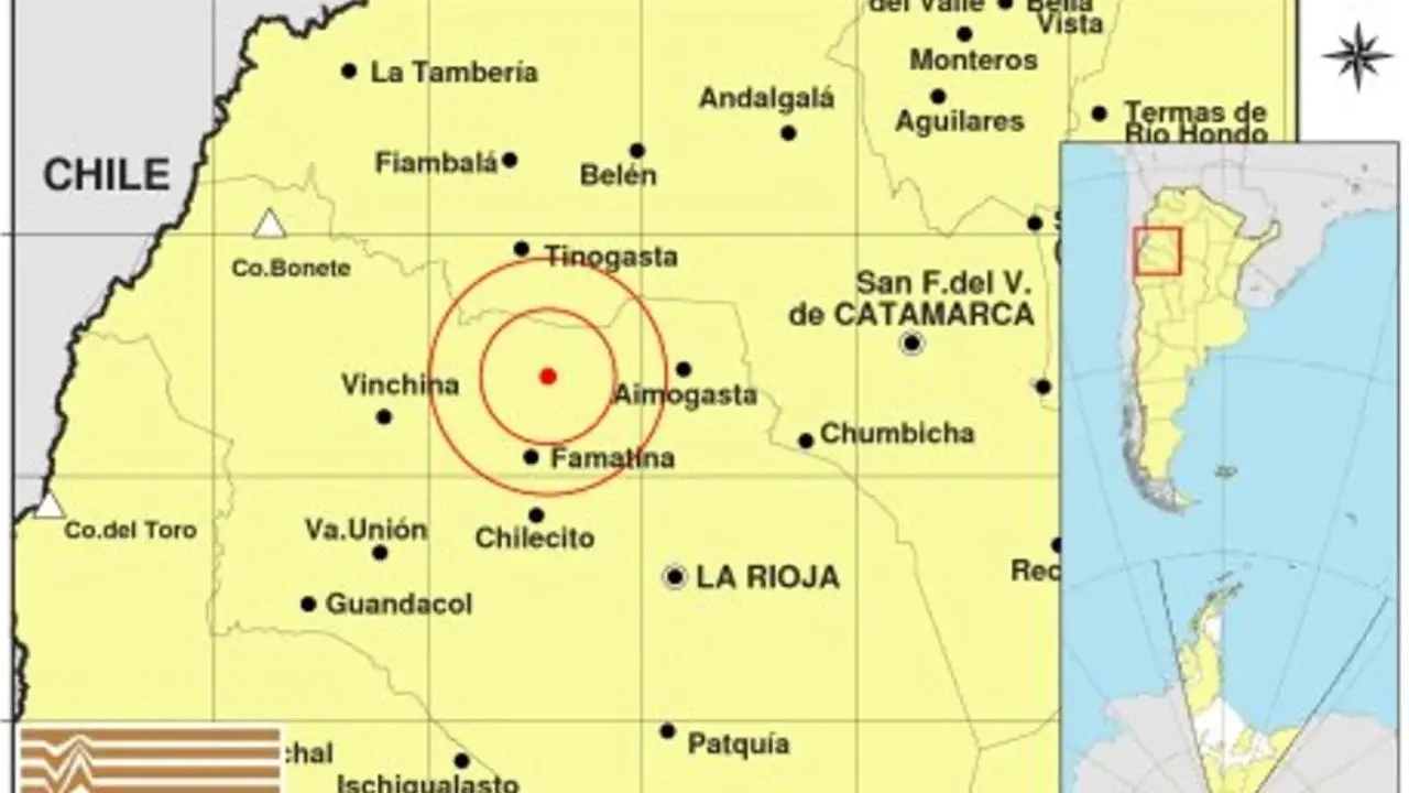 Susto en La Rioja por un fuerte temblor: sismo de 5.9 se sintió en varias provincias