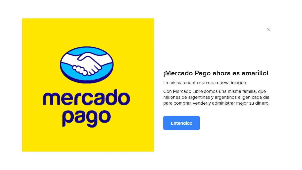 El anuncio de Mercado Pago sobre su cambio de color