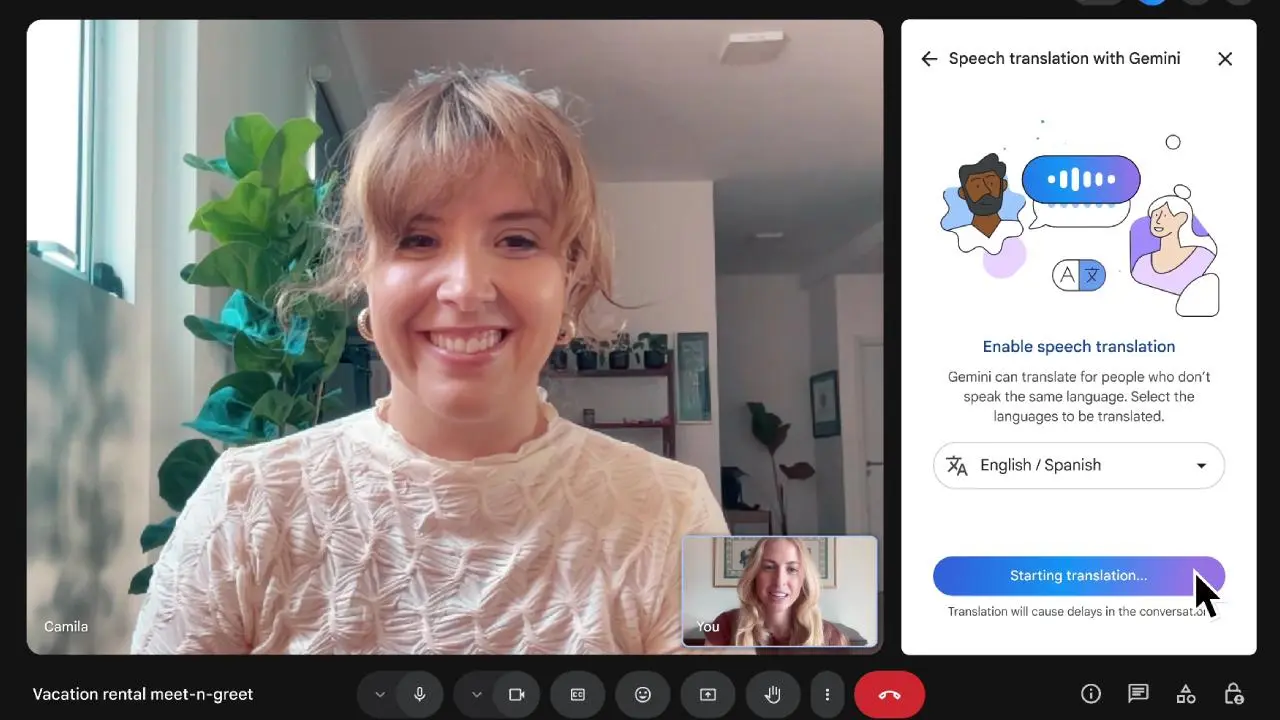 Videollamada Google Meet