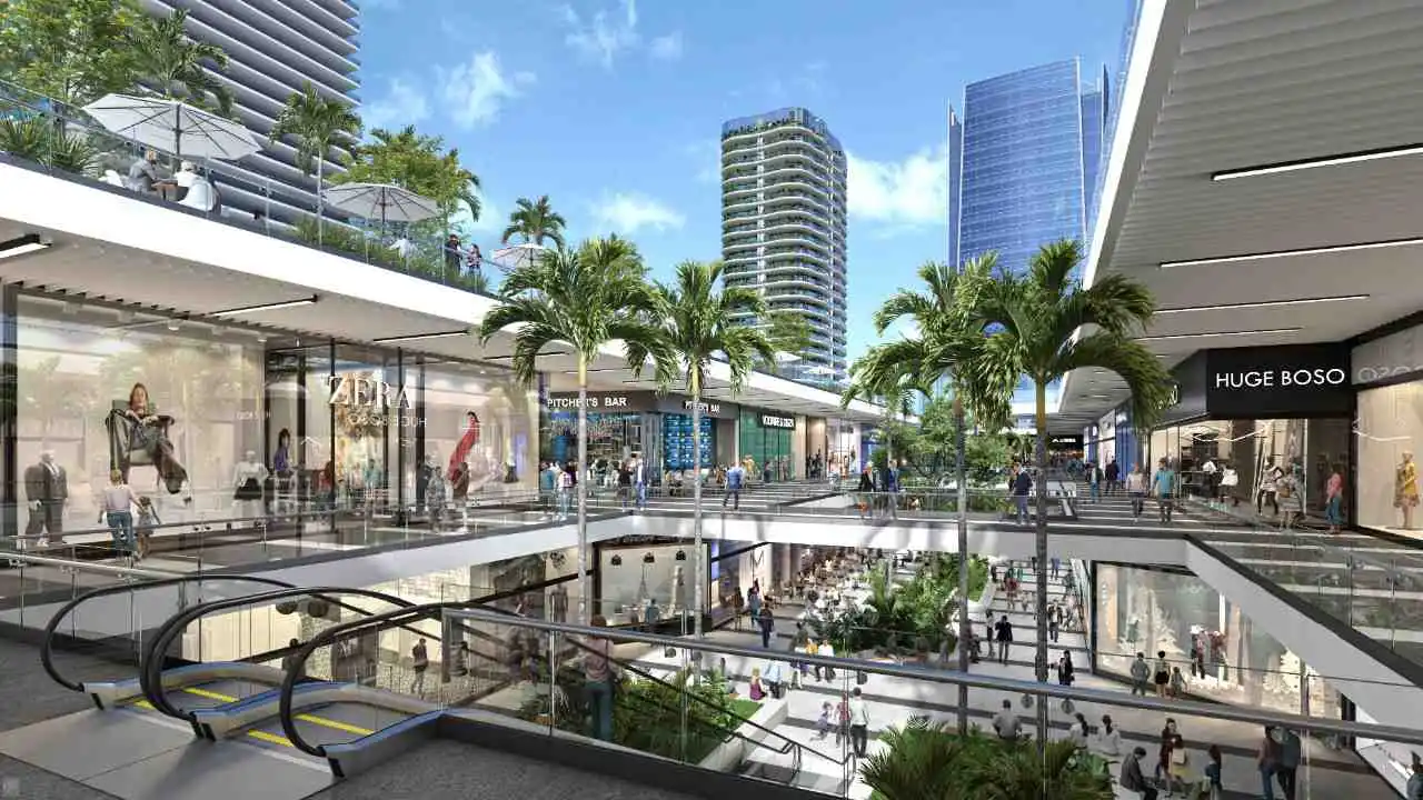 Así quedará el shopping de Madero Harbour cuando esté finalizado