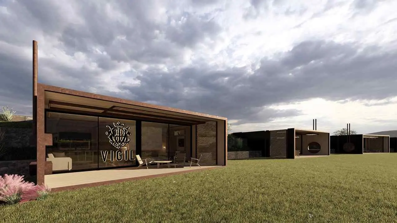 hotel que está construyendo Alejandro Vigil en Mendoza
