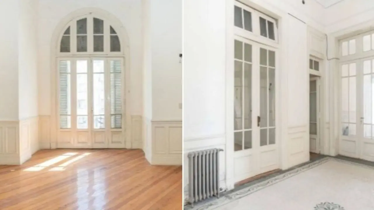 Imágenes de un semipiso que se vendía en el mismo edificio donde vive actualmente Cristina