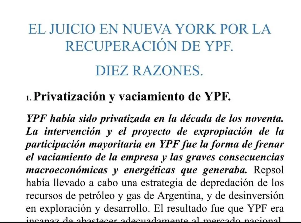 La difusión del documento ocurre en una jornada de alta tensión política