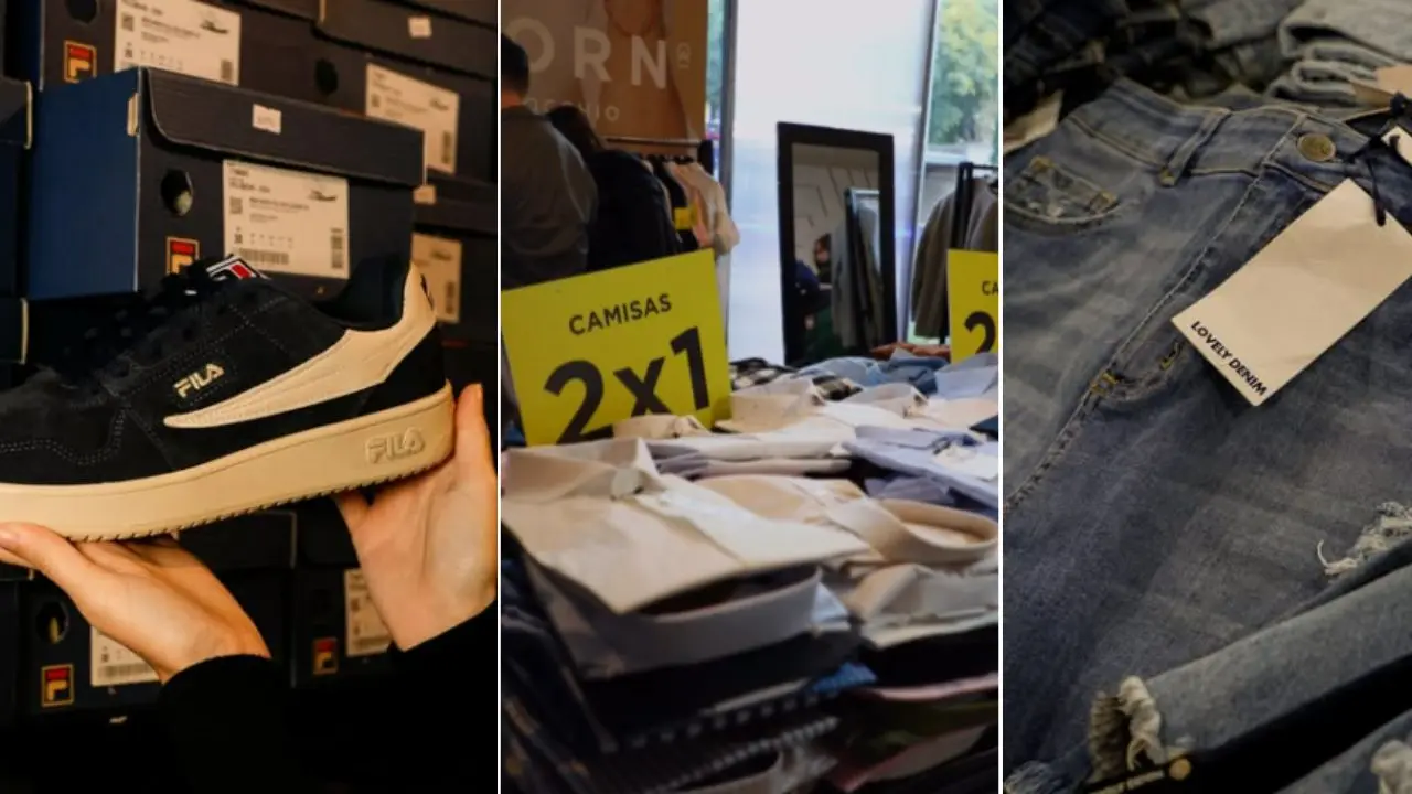 Outlet vende ropa barata